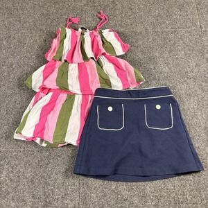 Lot Of 2 Janie And Jack Girls Dress & Skirt Size 5